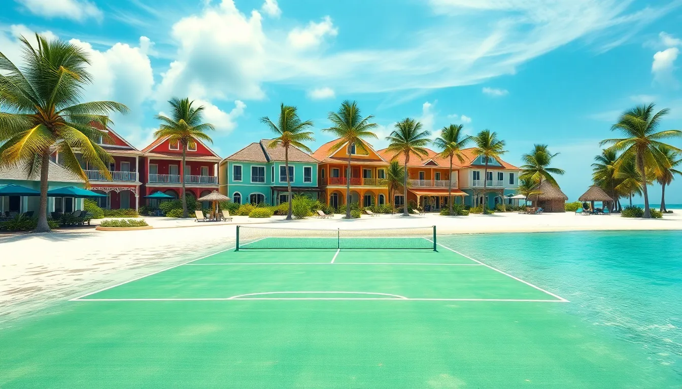 Pickleball at Sea — Sandals Royal Curaçao