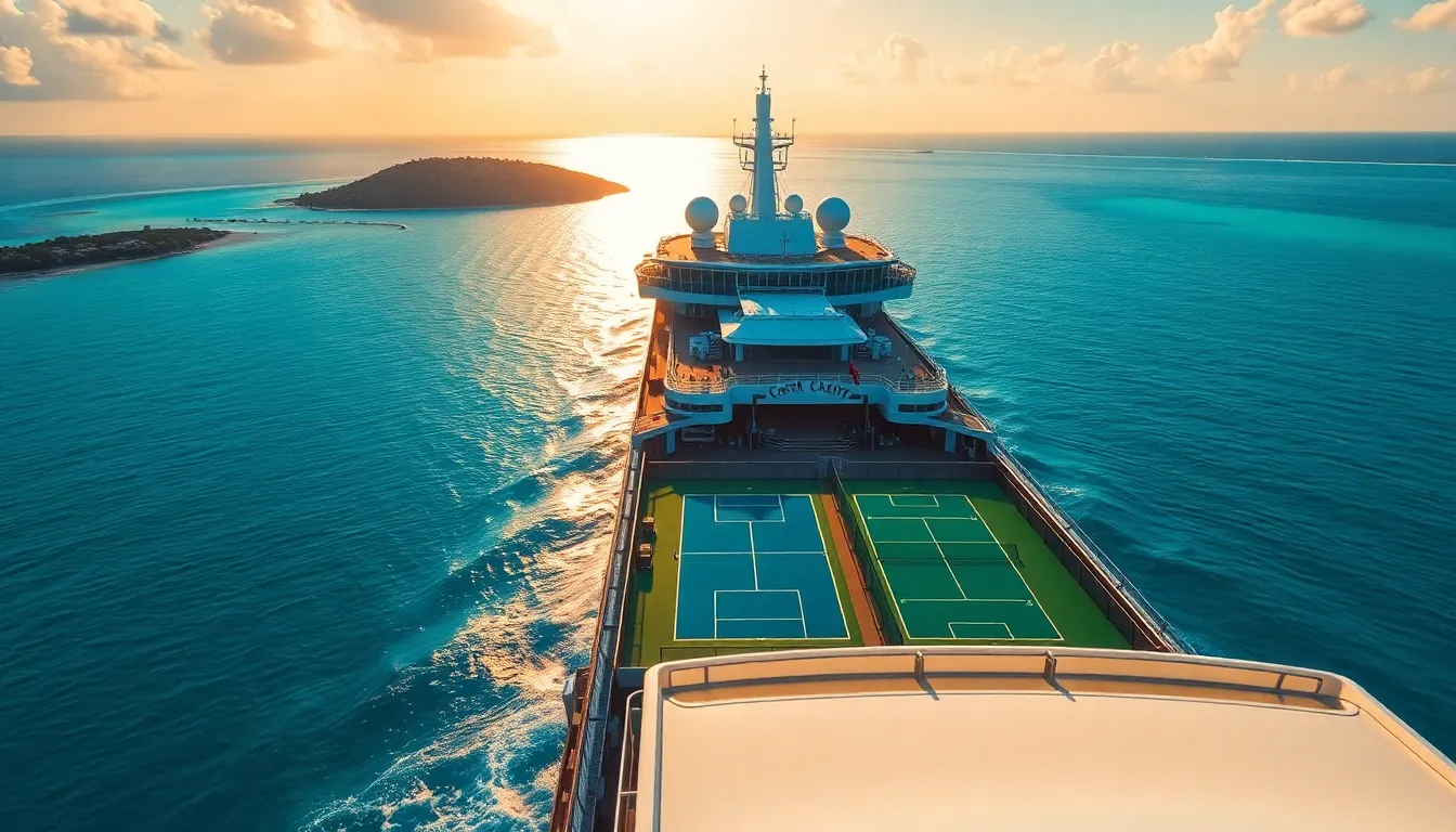 Pickleball at Sea — NCL Luna Eastern Caribbean